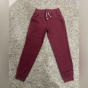 Cat & Jack Maroon Pull-On Jogger Sweatpants
